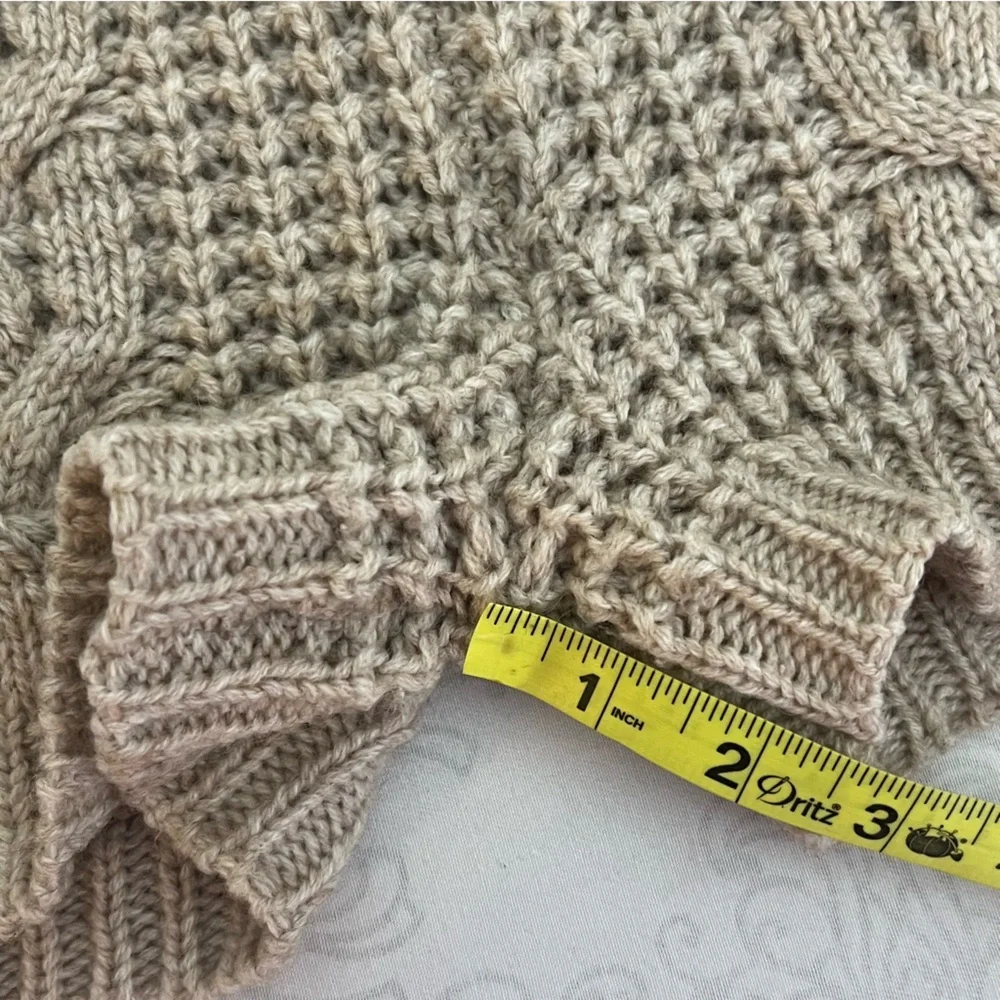 KONTATTO Italia Alpaca Wool Blend Knit Mini Shorts Size XS